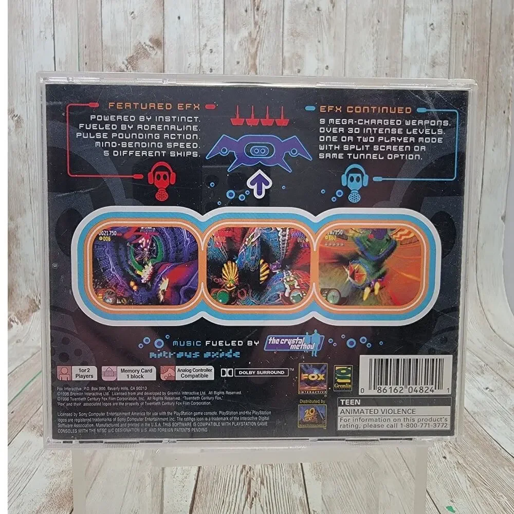 N2O: Nitrous Oxide PlayStation 1 PS1 1998 Crystal Method CIB Complete